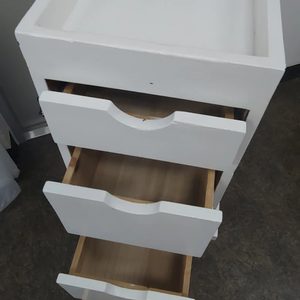 원목웨건 트롤리 서랍장 이동식 바퀴수납장