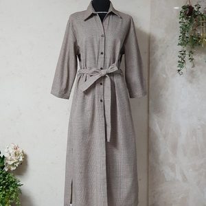 ✔9만원 빈폴체크st 단아하고 세련된 자켓형 원피스-새옷