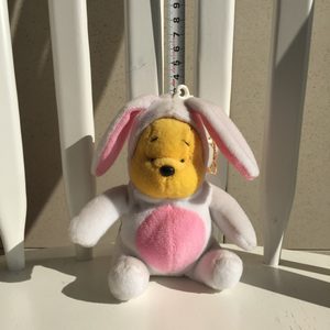 곰돌이 푸 인형 동전지갑 키링 열쇠고리 / 토끼 코스프레 곰돌이푸인형 / 다용도 미니 파우치