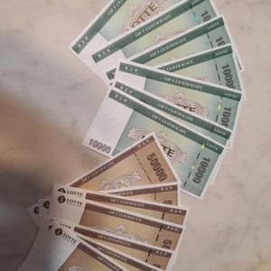 롯데상품권40만원->380000
