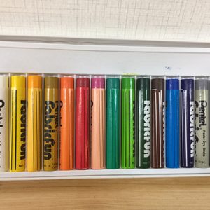 펜텔 패브릭펀 염색용 옷그림 파스텔 5개