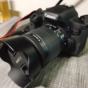 캐논 750D 정품 18-55 is stm kit 카메라