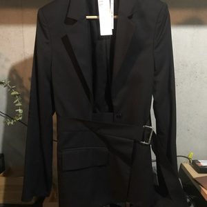 헬무트랭 쉐인올리버 라인 오픈블레이저 재킷 helmut lang