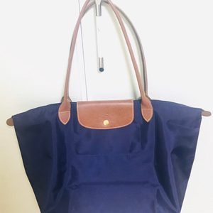 롱샴 르 플리아쥬 라지사이즈 진보라색 숄더백, 롱샴 가방 (가격내림)