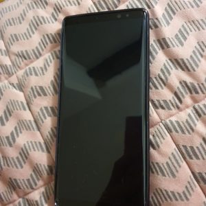 노트8플러스 블루색 sk공기계