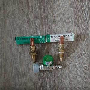산소LPG 절단화구/2개LNG.LPG겸용GAS밸브(새상품)1개
