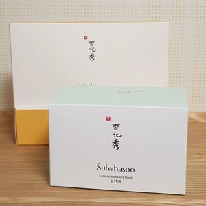 설화수 설안팩 수분팩 + 설화수 기초화장품 샘플 세트 증정