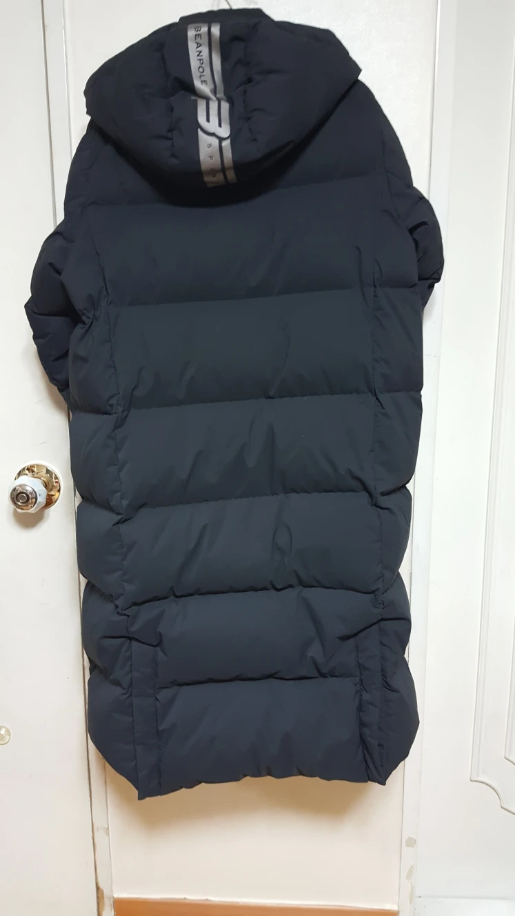 롱패딩 입고 자전거