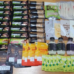 다이어트 간식 다이어트식품 체중조절 프로틴바 컴뱃 다이어트쉐이크 소소한끼 한끼리얼 등 일괄판매