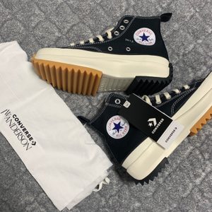 컨버스 런스타하이크 블랙245 화이트 245 (새상품, 가격내림)