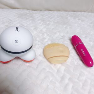 breo 두피 마사지기, 클랜징용 마사지기, 휴대용 얼굴 목 마사지기 팝니다