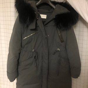 (마지막가격내림)산드로구스패딩 산드로구스 산드로패딩 산드로라쿤패딩 구스다운 오리털패딩
