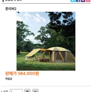 코베아 텐트(문리버2) & 코베아 페가수스 루프백L 팝니다!!