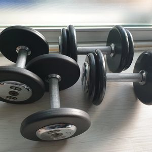 아령 고무아령 6키로2개 10키로2개 아령원판 1키로 8개