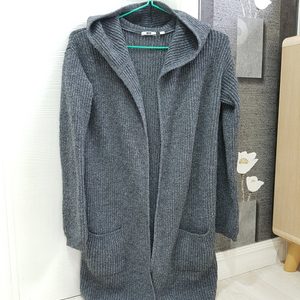 여성롱가디건M,여자가디건,롱니트가디건66,겨울가디건M,여성가디건55,회색가디건,차콜가디건,유니클로