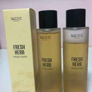 (미개봉 새제품) NACIFIC 프레쉬 허브 오리진 토너 150ml. 스킨 토너 새제품 + 몇번사용제품 일괄 드림