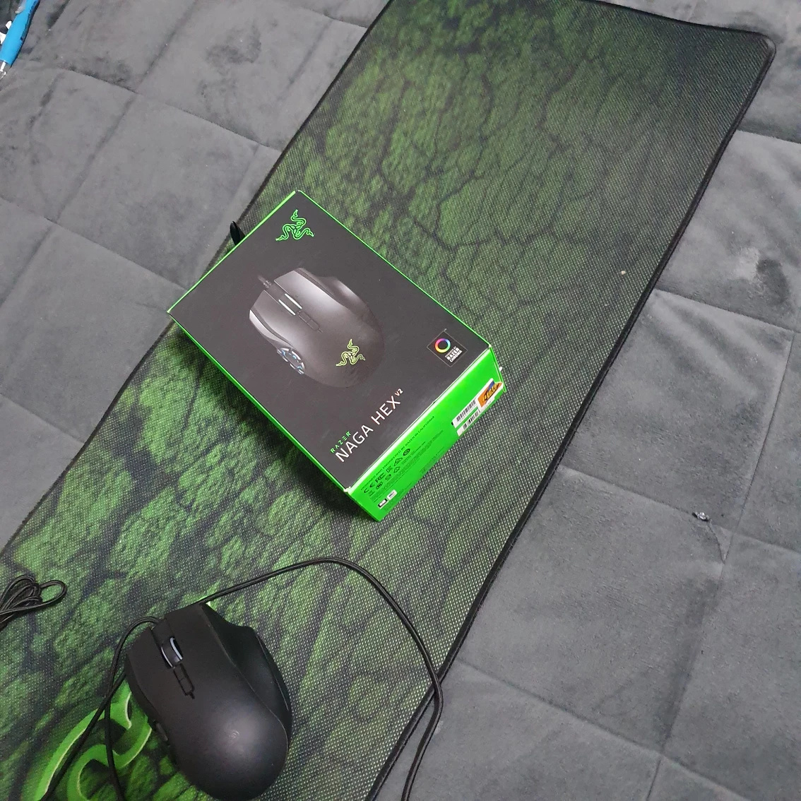 레이저 naga hex2,레이저 장패드,레이저 마우스