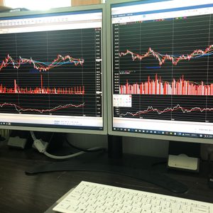 모니터암(모니터랙) + 27인치 오픈프레임 모니터