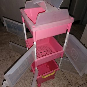 기저귀정리함3단,장난감정리함,바퀴달린정리대