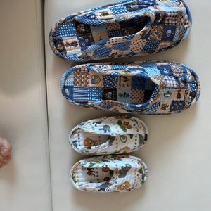 키키디 아동용쿠션실내화, 어른실내화 힐링쿠션 실내화 진티지 블루