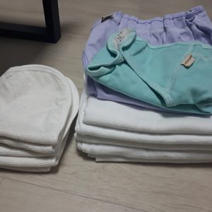 천기저귀6개 땅콩기저귀5개 기저귀커버2개