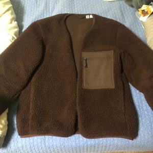유니클로 르메르유 후리스 집업/유니클로유 후리스/후리스집업 라지/L