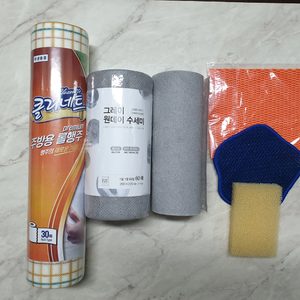 일회용행주, 일회용수세미, 수세미 새거3개