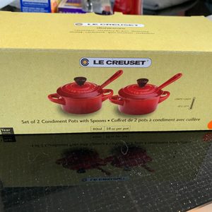Le Creuset(르크루제) condiment pot 새 제품