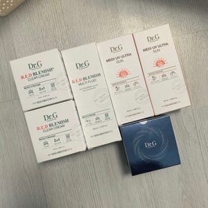 닥터지 미개봉 기초 6종 판매합니다. 닥터지 레드 블레미쉬 수분크림/선크림/달팽이크림