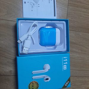 무선이어폰+미니더스트백 블루트스이어폰 이어폰