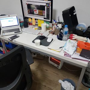책상2개 1200*600 사무실 책상 사무용 책상