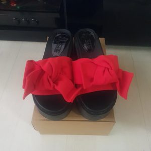 여성슬리퍼 통굽슬리퍼 사무실슬리퍼 거의새것