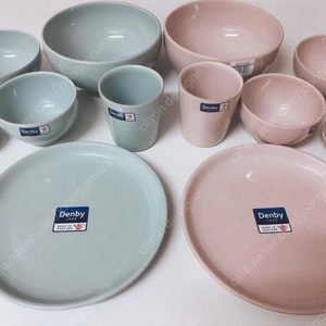 덴비 헤리티지 클라우드 아쿠아&로즈 12p(새제품)