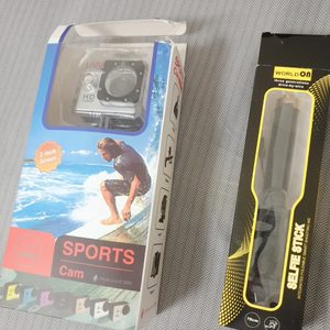 1080p Sports Cam-1080p 스포츠 액션 캠+셀카봉 총14,000원