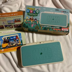 (가격내림) 닌텐도2DS XL 동물의숲 에디션/튀어나와요 동물의숲/튀동숲 에디션 팔아요