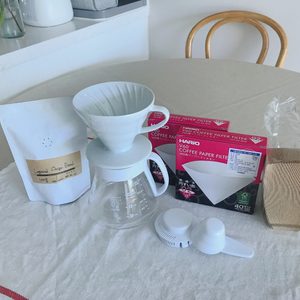 하리오 V60 핸드드립세트( 드립퍼, 드립서버, 종이필터)
