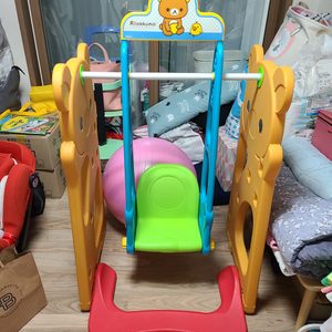 리락쿠마 그네 미끄럼틀 ( 미끄럼틀 따로 분리보관중)