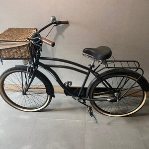 클래식자전거 라탄바구니자전거 여성자전거