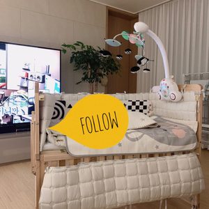 벨라원목 아기침대/ 자작나무 범퍼가드+침대패드