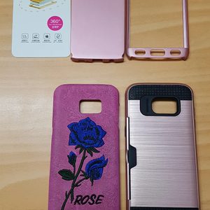 갤럭시S7엣지 폰케이스, 갤럭시S7edge 폰케이스, 장미자수케이스,카드케이스,폰케이스