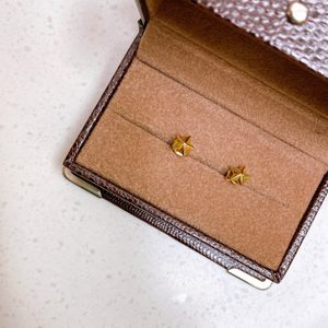 18k 금귀걸이 별귀걸이