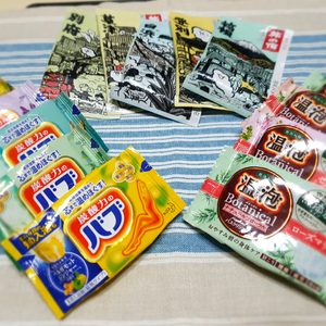 입욕제 / 욕조 입욕제 전부드려요 / 일괄 판매 / 타비노야도 전국 유명 온천, KAO 바브, 온포 탄산 입욕제
