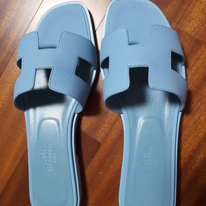 정품 에르메스 오란 블루리토랄 37.5 새상품