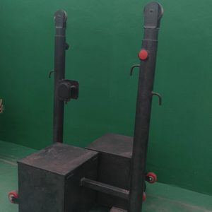배드민턴/족구지주 (2개 1세트) 족구대 (족구, 배드민턴네트, 족구라인 벨트 포함)