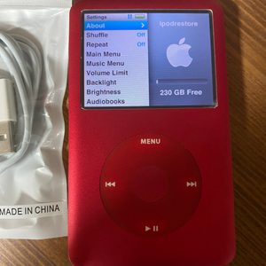 아이팟 클래식 7세대 레드 256GB SSD ipod classic