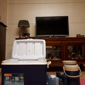 USA Rubber made 아이스박스+콜맨 아이스 박스+아이스팩+ 아이스물통