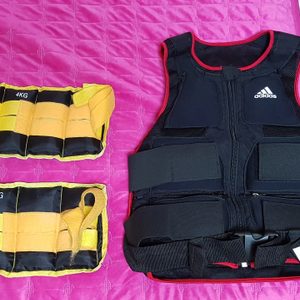 아디다스 중량조끼(10kg)+중량발목밴드(4kg)