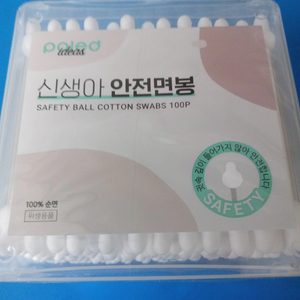 폴레드 유아용 더블 지퍼백 M+ 폴레드 신생아 안전면봉 100P