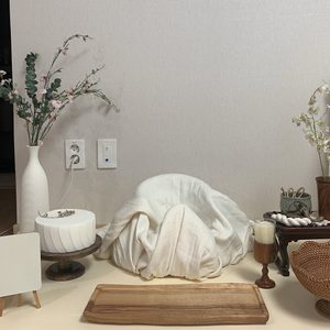 셀프백일상 돌상 직사각 소반 소반상 호족반 개다리소반