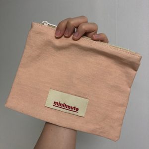 미닛뮤트 파우치 살구색 - 미사용!